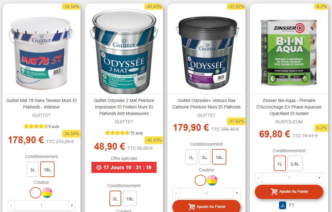 Peinture d'impression de plafond